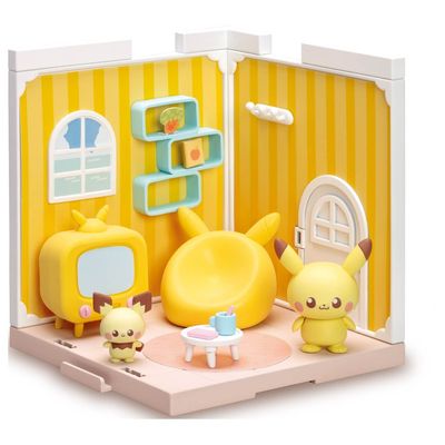 Takaratomy A.R.T.S Pokemon PokePeace House - Pikachu &amp; Pichu in the Living Room
