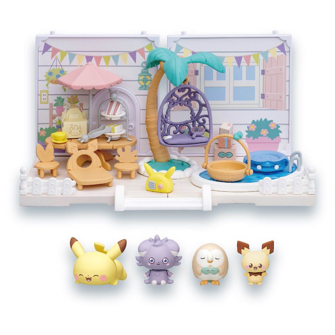 Takaratomy A.R.T.S Pokemon PokePeace House - Let&#39;s Party Garden Set