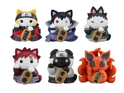 Naruto: Shippuden Nyaruto! Mega Cat Project Beckoning Fortune Cats (Naruto &amp; Friends Ver.)