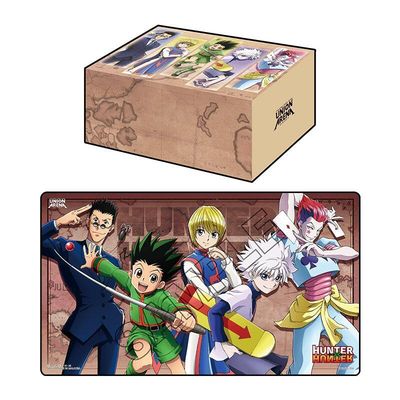 Union Arena Playmat &amp; Half Storage Box Set: Hunter x Hunter - Bandai Playmats