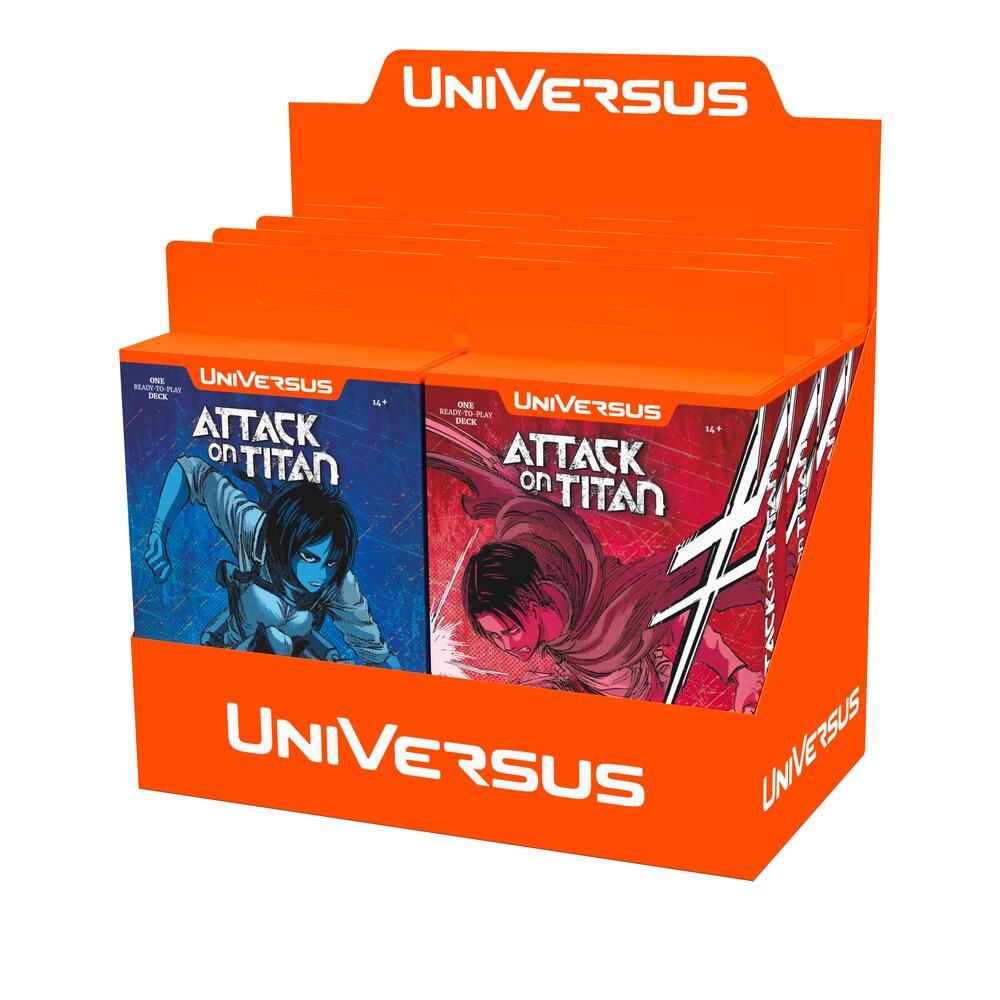 UniVersus CCG: Attack on Titan Battle for Humanity- Clash Deck Display- Mikasa
