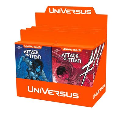 UniVersus CCG: Attack on Titan Battle for Humanity- Clash Deck Display- Mikasa