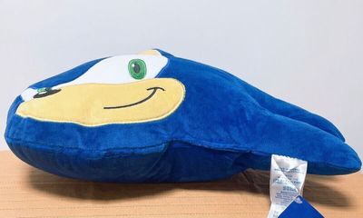 Sonic the Hedgehog Platinum Zakka Face Cushion 40cm NEW 2024 SEGA