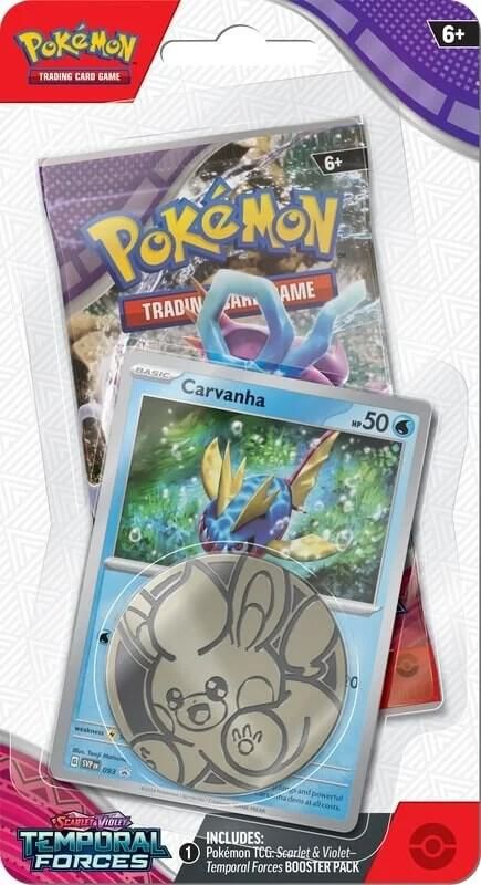 Scarlet &amp; Violet 05 Temporal Forces- Checklane Blister
