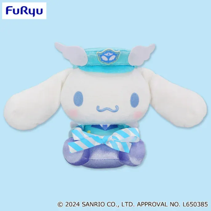 Cinnamoroll Favorite Fluffy Airport BIG Plush, 7.9&quot;
