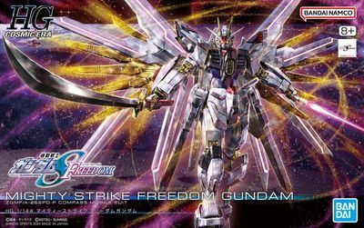 Mobile Suit Gundam SEED Freedom HGUC Mighty Strike Freedom Gundam 1/144 Scale Model Kit