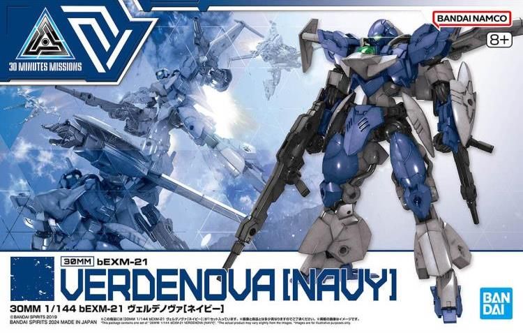 30 Minutes Missions bEXM-21 Verdenova (Navy) 1/144 Scale Model Kit