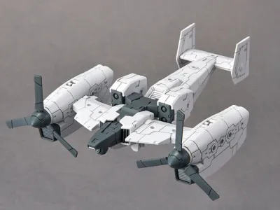 30MM 1/144 Extended Armament Vehicle (TILT ROTOR Ver.)