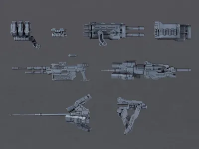Armored Core VI: Fires of Rubicon 30 Minutes Missions Option Parts Set 02 Accessory Set