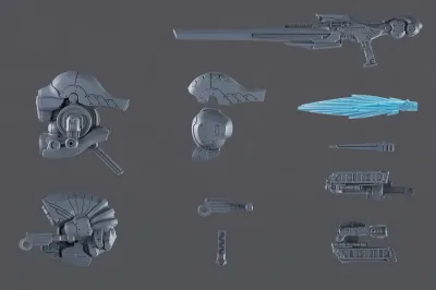 Armored Core VI: Fires of Rubicon 30 Minutes Missions Weapon Set 01 Accessory Set