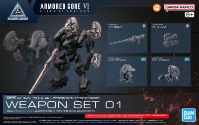 Armored Core VI: Fires of Rubicon 30 Minutes Missions Weapon Set 01 Accessory Set