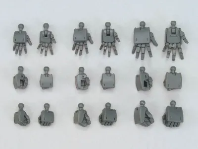 Mobile Suit Gundam Option Parts Set Gunpla 03 Build Hands (Edge) Model Kit Accessories