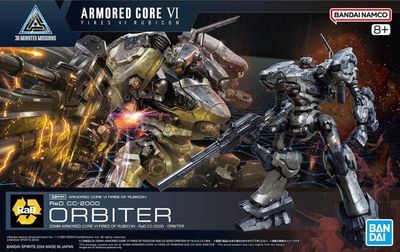 Armored Core VI: Fires of Rubicon 30 Minutes Missions RaD CC-2000 Orbiter Model Kit
