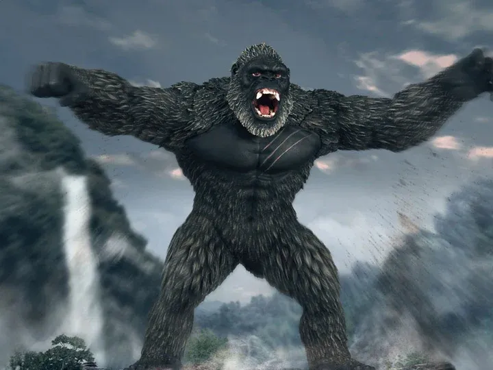 Godzilla x Kong: The New Empire Monsters Roar Attack Kong