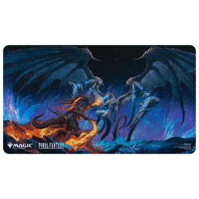 Magic: The Gathering®—FINAL FANTASY™ Bahamut and Ifrit Holofoil Playmat