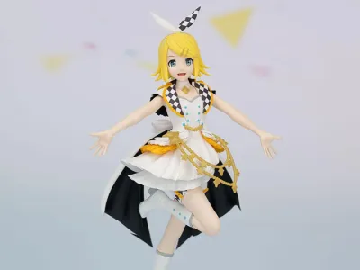 Project Sekai: Colorful Stage! Desktop x Decorate Collections Stage SEKAI Kagamine Rin Figure