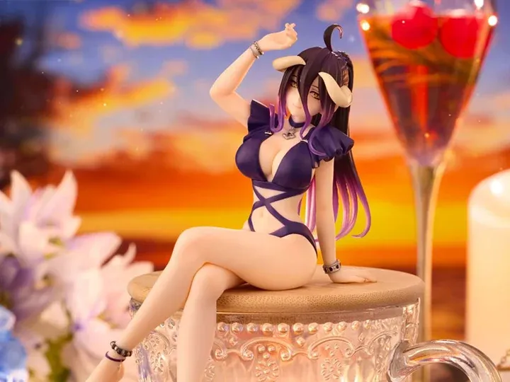 Overlord Albedo Swimsuit Dark Purple Color Ver. Noodle Stopper Figure Overlord Albedo Swimsuit Dark Purple Color Ver. Noodle Stopper Figure
