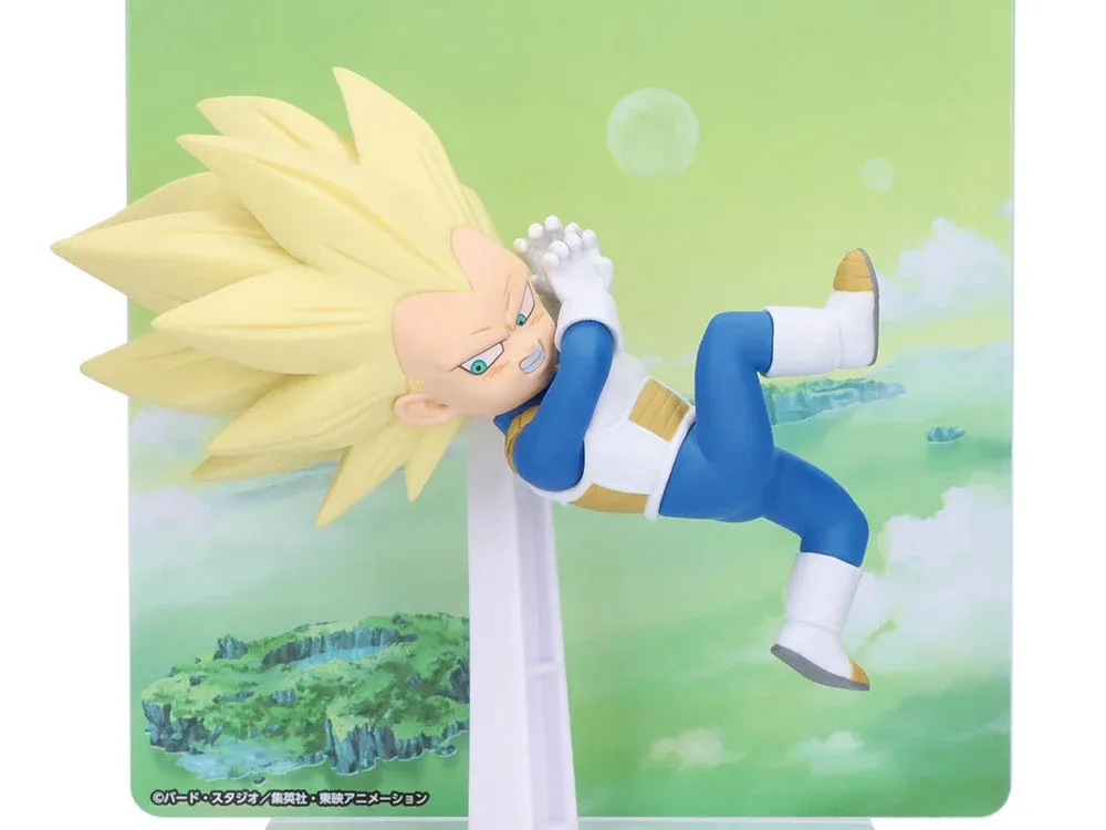 Dragon Ball Daima Super Saiyan 3 Vegeta (Mini) Figure with Panel