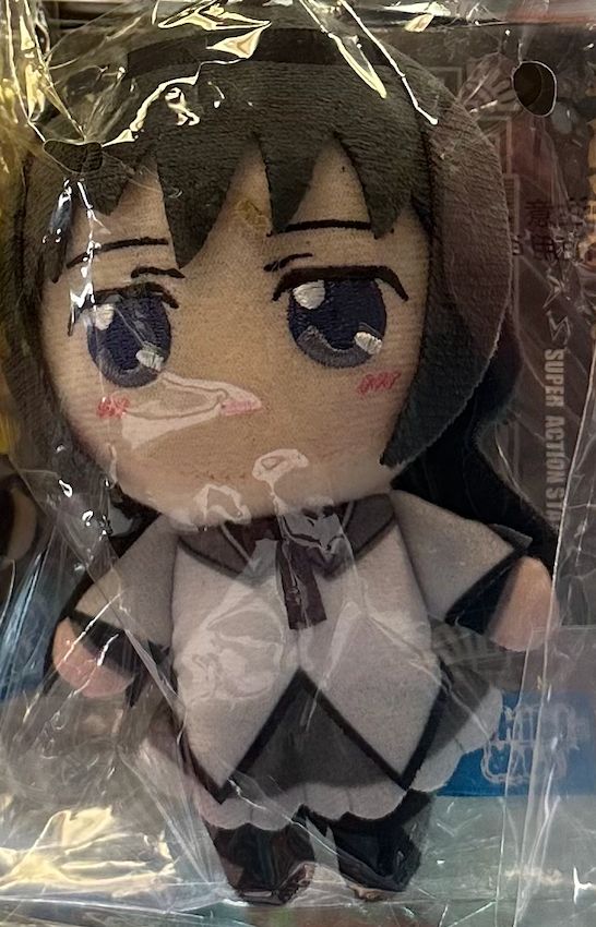 &quot;Puella Magi Madoka Magica the Movie New Feature:  Rebellion&quot; Chibi Plush Mascot Akemi Homura