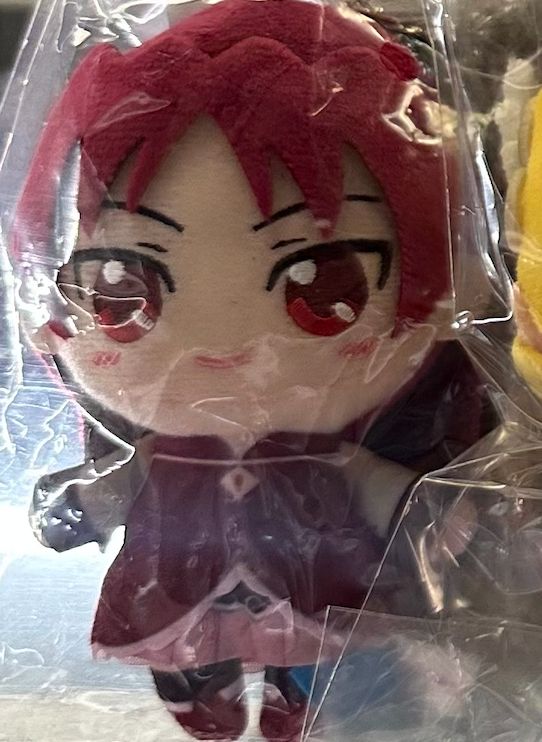 "Puella Magi Madoka Magica the Movie New Feature: Rebellion" Chibi Plush Mascot Sakura Kyoko "Puella Magi Madoka Magica the Movie New Feature: Rebellion" Chibi Plush Mascot Sakura Kyoko