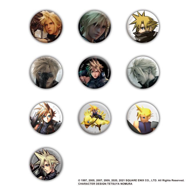 Final Fantasy VII Can Badge Collection Cloud Strife Vol. 1