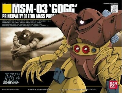 Mobile Suit Gundam HGUC MSM-03 Gogg 1/144 Scale Model Kit