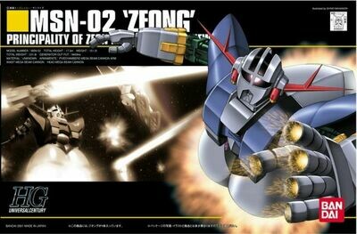 Mobile Suit Gundam HGUC MSN-02 Zeong 1/144 Scale Model Kit
