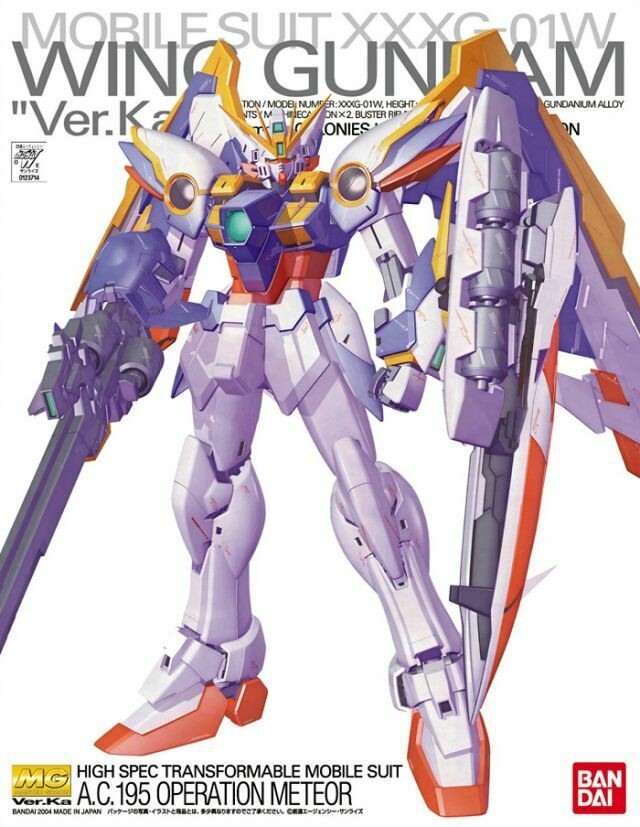 Gundam Wing: Endless Waltz MG Wing Gundam Zero EW (Ver.Ka) 1/100 Scale Model Kit