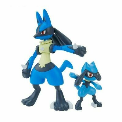 Pokemon Riolu &amp; Lucario Model Kit Set
