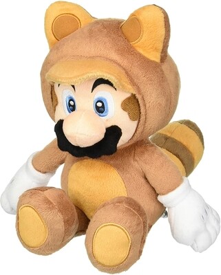 Super Mario 3D Land Racoon Tanuki Mario 9 Inch