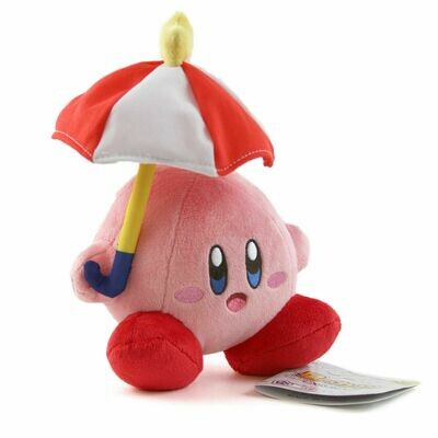 Little Buddy Kirby's Adventure All Star 7" Kirby Umbrella / Parasol Plush