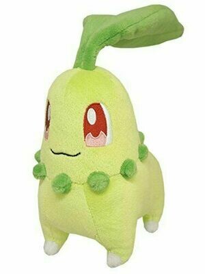 Pokemon All Stars Plush Doll - Chikorita 6 Inch