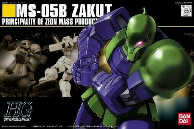 Mobile Suit Gundam HGUC MS-05B Zaku I 1/144 Scale Model Kit
