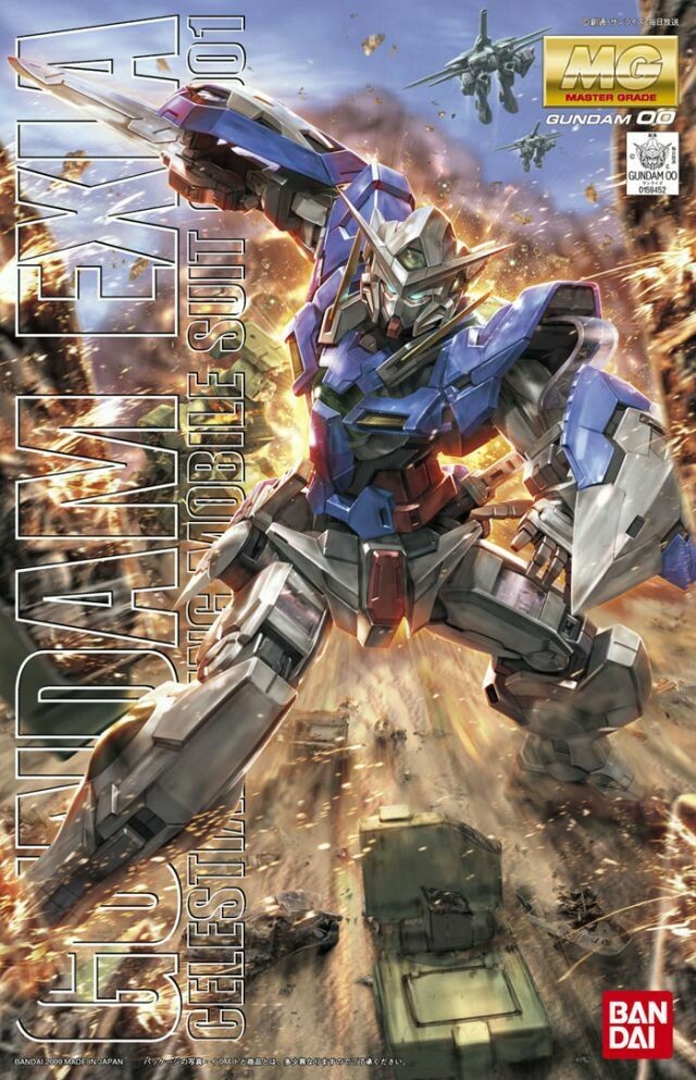 Mobile Suit Gundam 00 MG Gundam Exia GN-001 1/100 Scale Model Kit