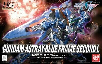 Mobile Suit Gundam SEED HGGS Gundam Astray Blue Frame Second L 1/144 Scale Model Kit