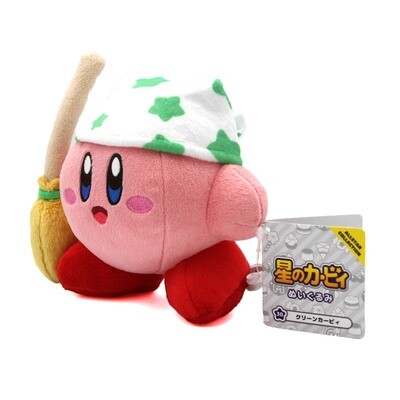 Little Buddy Kirby of the Stars Collection Kirby Cleaning 5" Plush