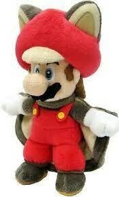 Little Buddy Super Mario Musasabi Flying Squirrel Mario 9" Plush Little Buddy Super Mario Musasabi Flying Squirrel Mario 9" Plush