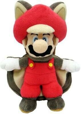 Little Buddy Super Mario Musasabi Flying Squirrel Mario 9" Plush