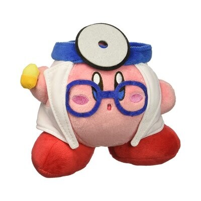 Little Buddy Kirby's Adventure All Star 5" Doctor Kirby Plush