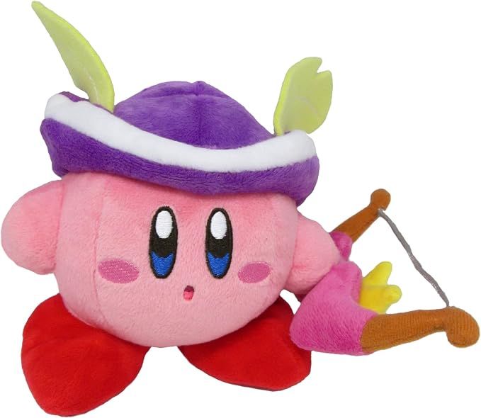 Kirby's Adventure All Star Collection Sniper Kirby Plush, 5 Kirby's Adventure All Star Collection Sniper Kirby Plush, 5