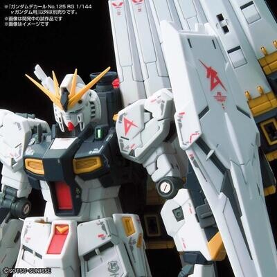GUNDAM DECAL125 RG 1/144 vGUNDAM