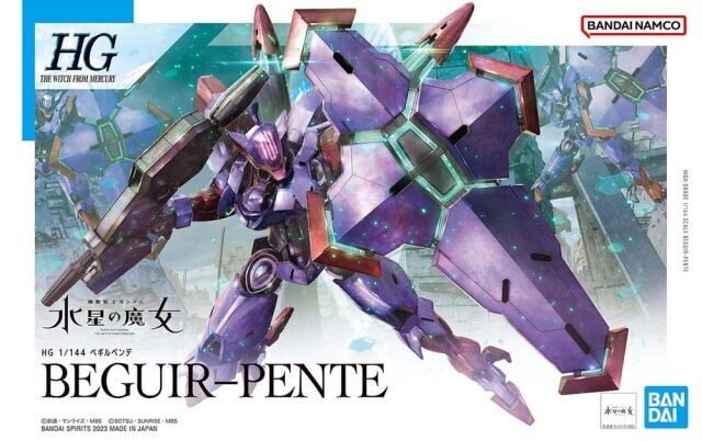 Mobile Suit Gundam: The Witch from Mercury HGTWFM Beguir-Pente 1/144 Scale Model Kit