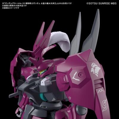GUNDAM DECAL135 MOBILE SUIT GUNDAM THE WITCH FROM MERCURY MULTIUSE 3