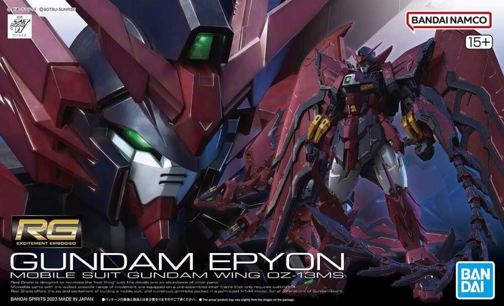 Mobile Suit Gundam Wing RG Gundam Epyon 1/144 Scale Model Kit Mobile Suit Gundam Wing RG Gundam Epyon 1/144 Scale Model Kit
