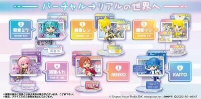 Rement Hatsune Miku Series WINDOW FIGURE Collection Blind Box