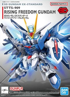 Mobile Suit Gundam SEED Freedom SD Gundam Ex-Standard Rising Freedom Gundam Model Kit