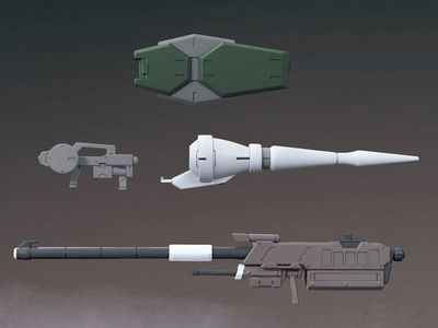 Mobile Suit Gundam: Iron-Blooded Orphans Option Parts Set Gunpla 11 Glide Gun for Barbatos 1/144 Scale Accessory Set