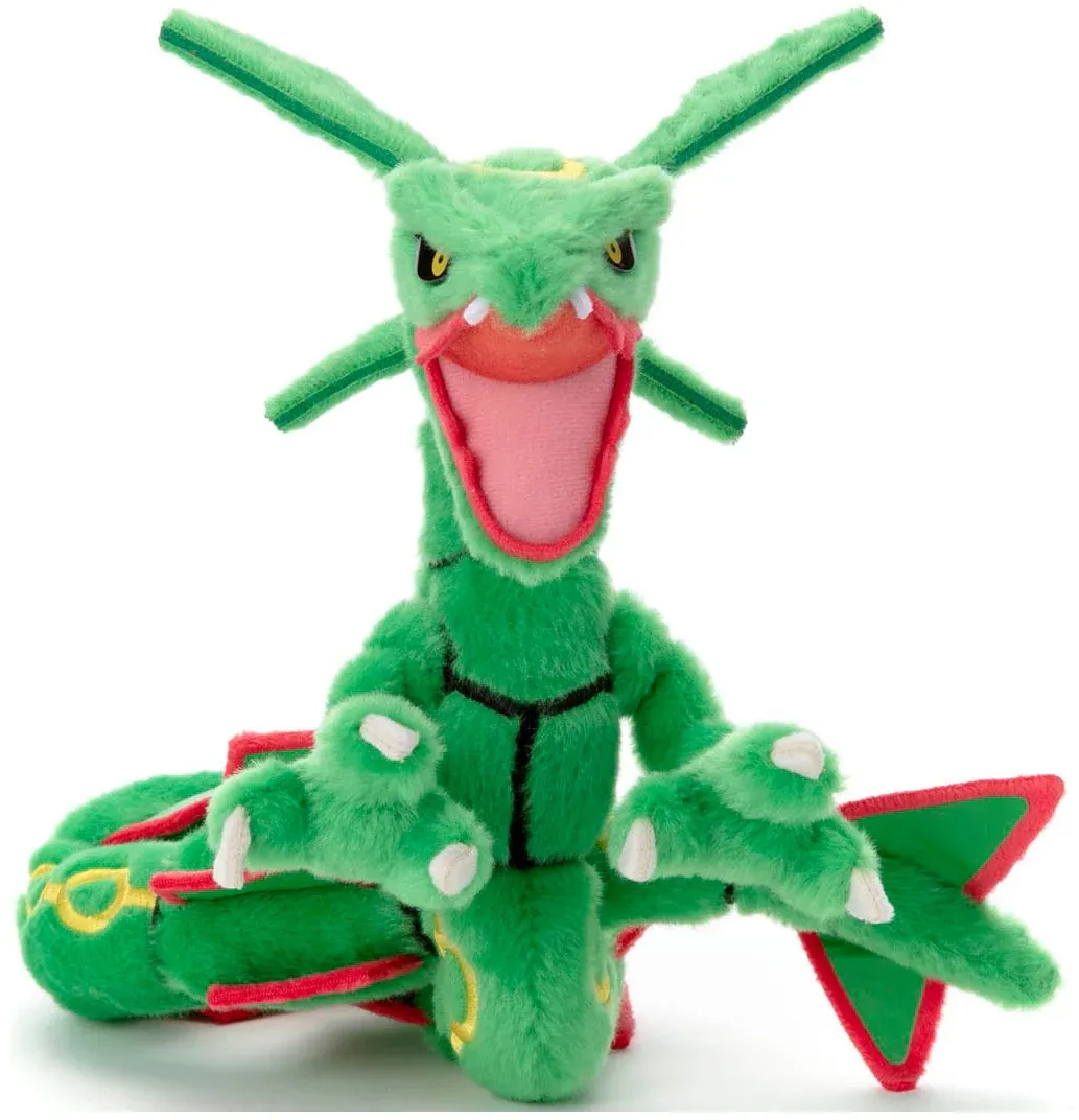 Takaratomy A.R.T.S I Choose You! Pokemon Get Plush Doll Rayquaza, 7"