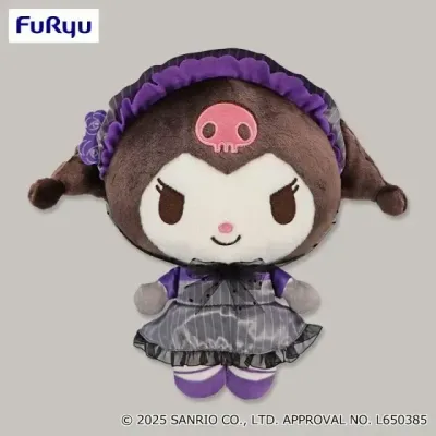 Kuromi Nostalgic monotone BIG Plush