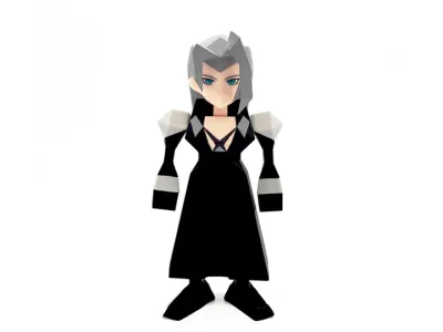 Final Fantasy VII Polygon Soft Vinyl Figure Sephiroth